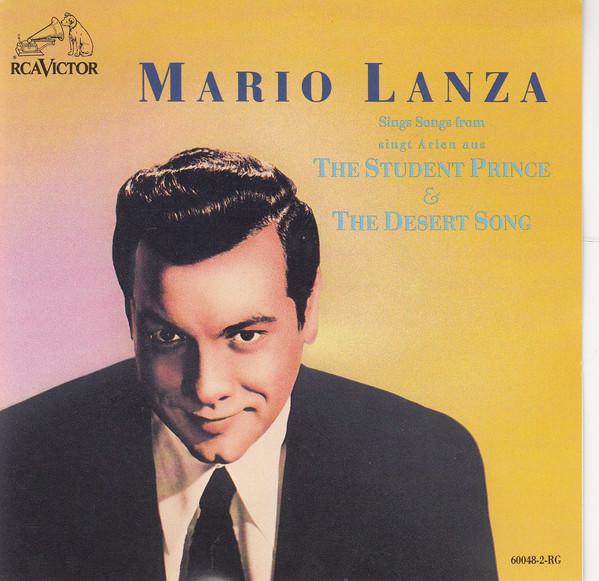 CD MARIO LANZA - Sings Songs From The Student Prince 600482RG BMG Classics, R 1989 US Classical Used