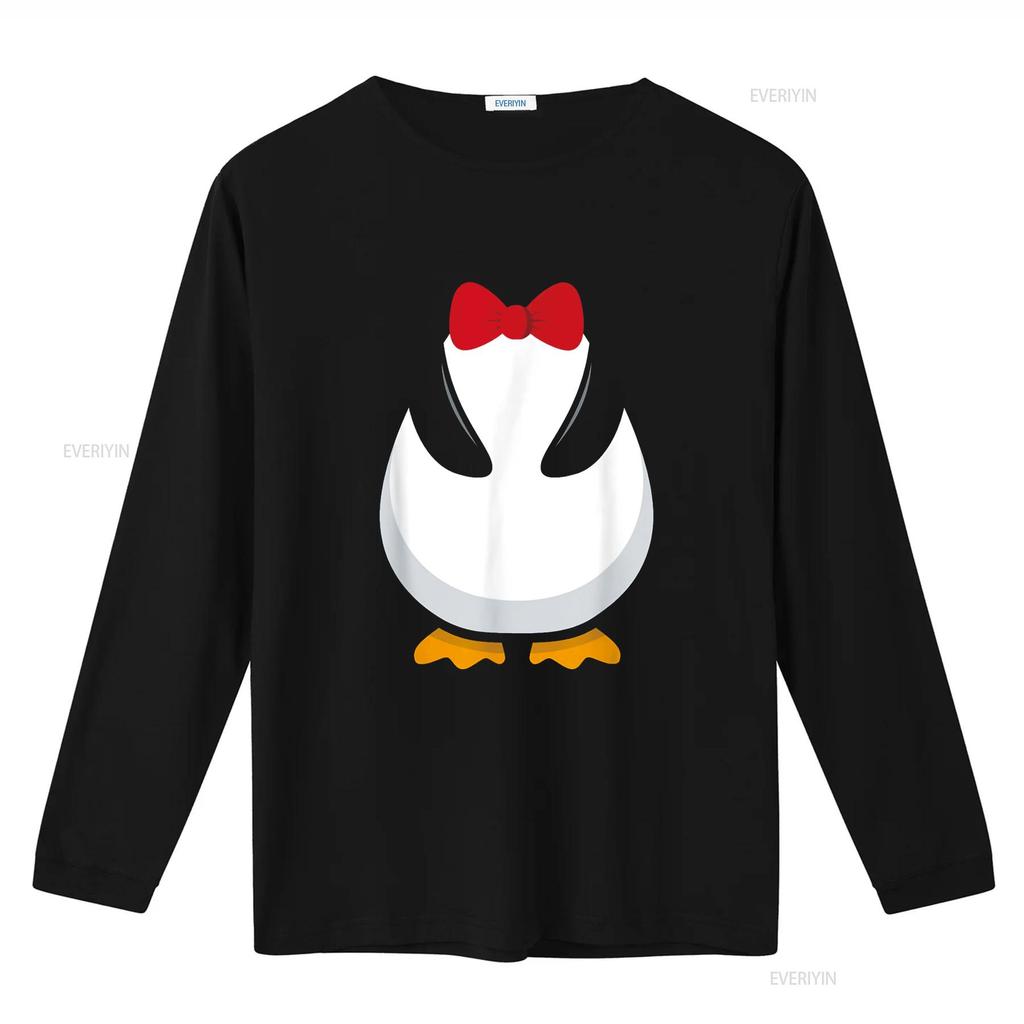 Penguin Costume T Shirt Halloween Outfit Bowtie Cute Animal vintage Washed Comfortable Stylish designer clothes