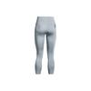 Under Armour Rush Series Logo Embroidered Slim Fit Nine-Point Fitness Pants Women Bottoms Harbor-Blue 1377059-465
