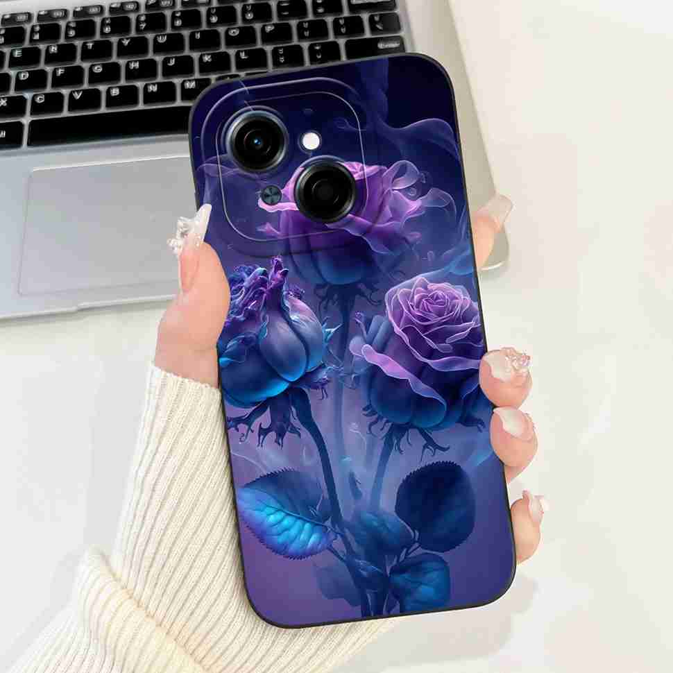 

For Tecno Spark Go 1 Case Black Butterfly Ultra-thin Cover For Tecno Spark Go 1 S 1s Go1 Soft Silicone Cases 6.67 Back Covers Tecno Spark Go 1