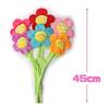 Smile Flower Plush Toy, Korean Bouquet, Versatile, Kindergarten Gift, Graduation Gift, Birthday Present, Women, Girlfriends, Celebrations (6 Colors,