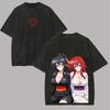 2026 Sommer High School DxD Rias Gremory Gewaschenes Anime T-Shirt Harajuku Streetwear Übergroßes Kurzarm-T-Shirt Für Fans