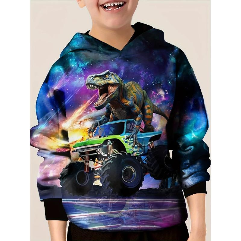 Children's Clothing Casual Versatile Sweatshirt Fashion Printed Comfort Hoodie Sweatshirts Boys