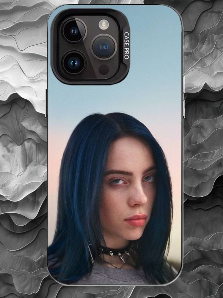 

Чехол для телефона Billie Eilish для iPhone 17 16 15 14 13 12 11 Pro Max Plus Серебристый Матовый Черный Чехол iPhone13PRO