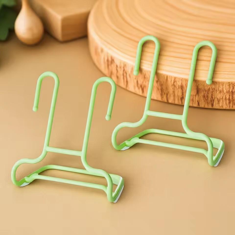 2Pcs Multi-Purpose Shoe Rack Double Hooks for Household Balcony Storage Sunshine Drying Shoes Organizer Home Essentials