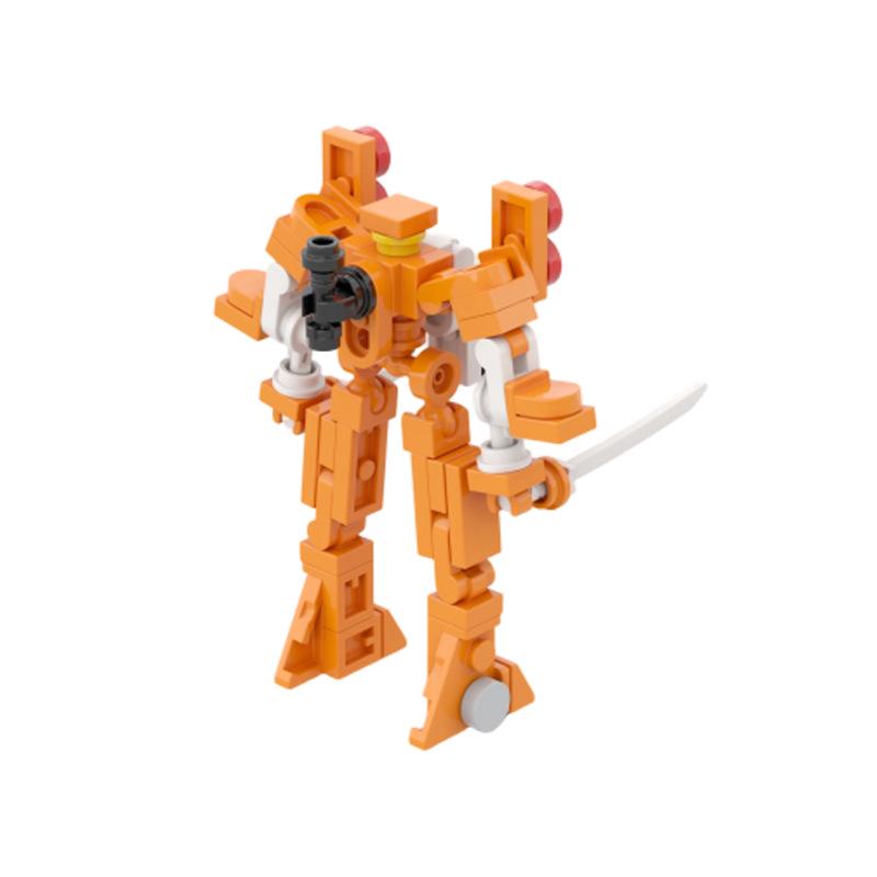 Supersonic Mech Robot Transformable Fighter Building Blocks Toy Model
