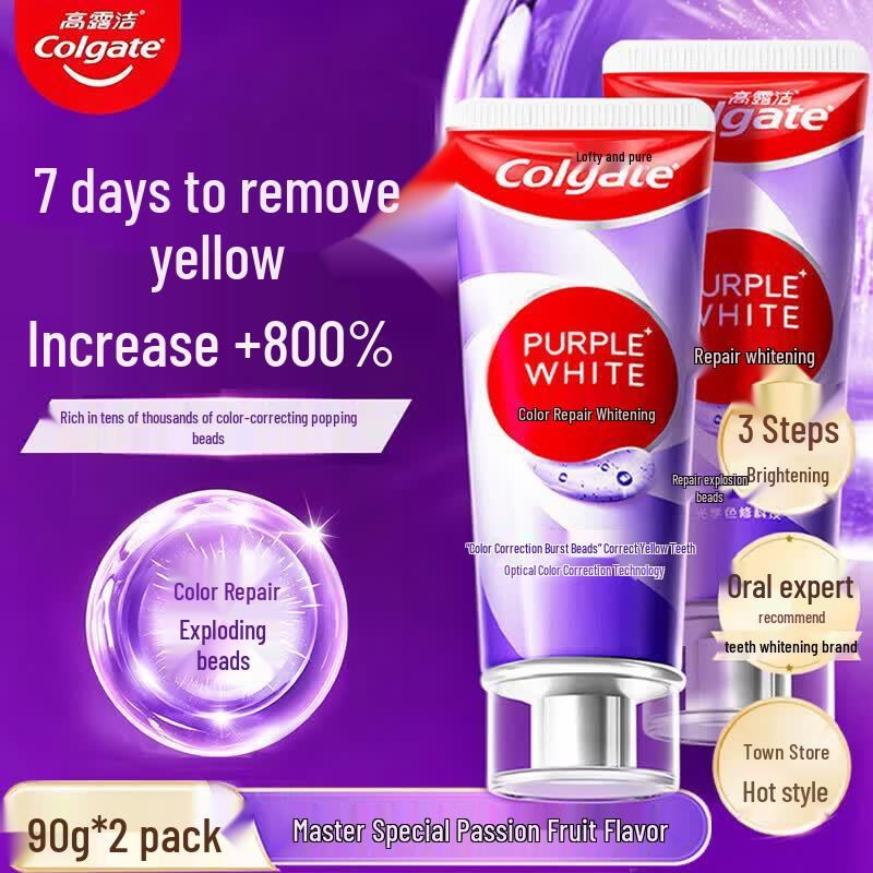 

Colgate Color Correction Whitening Toothpaste Twin Pack