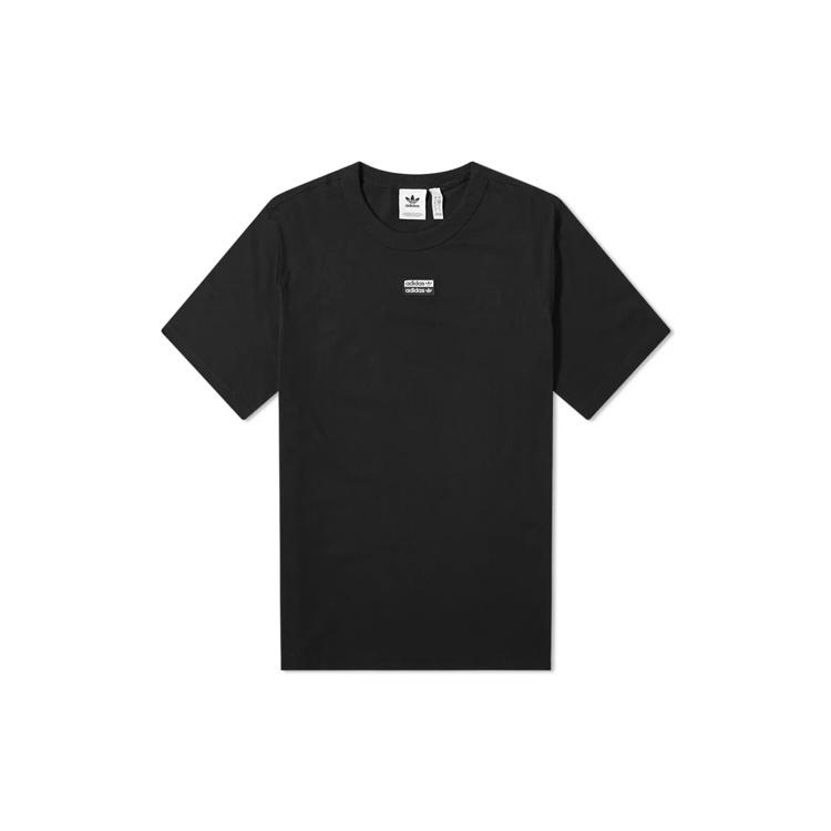 adidas originals Men s Logo Short Sleeve Black FM2267 S