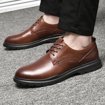 Mode Printemps Automne Hommes Mode Chaussures en Cuir Style Britannique Décontracté Robe Formel Affaires Oxfords Confortables Chaussures de Fête de Mariage