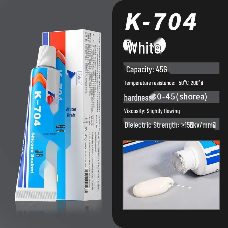 Kafute 704 Высокотемпературный водостойкий силиконовый герметик для электроники