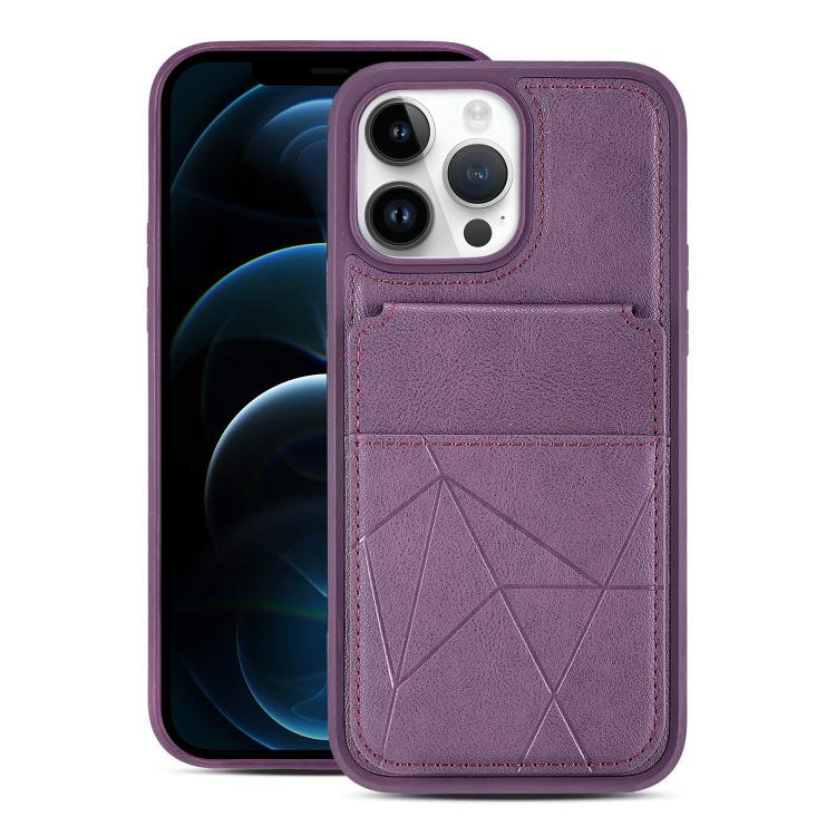 Multifunctional Vertical Flip Card Wallet Holder Vegan Leather Back Phone Case