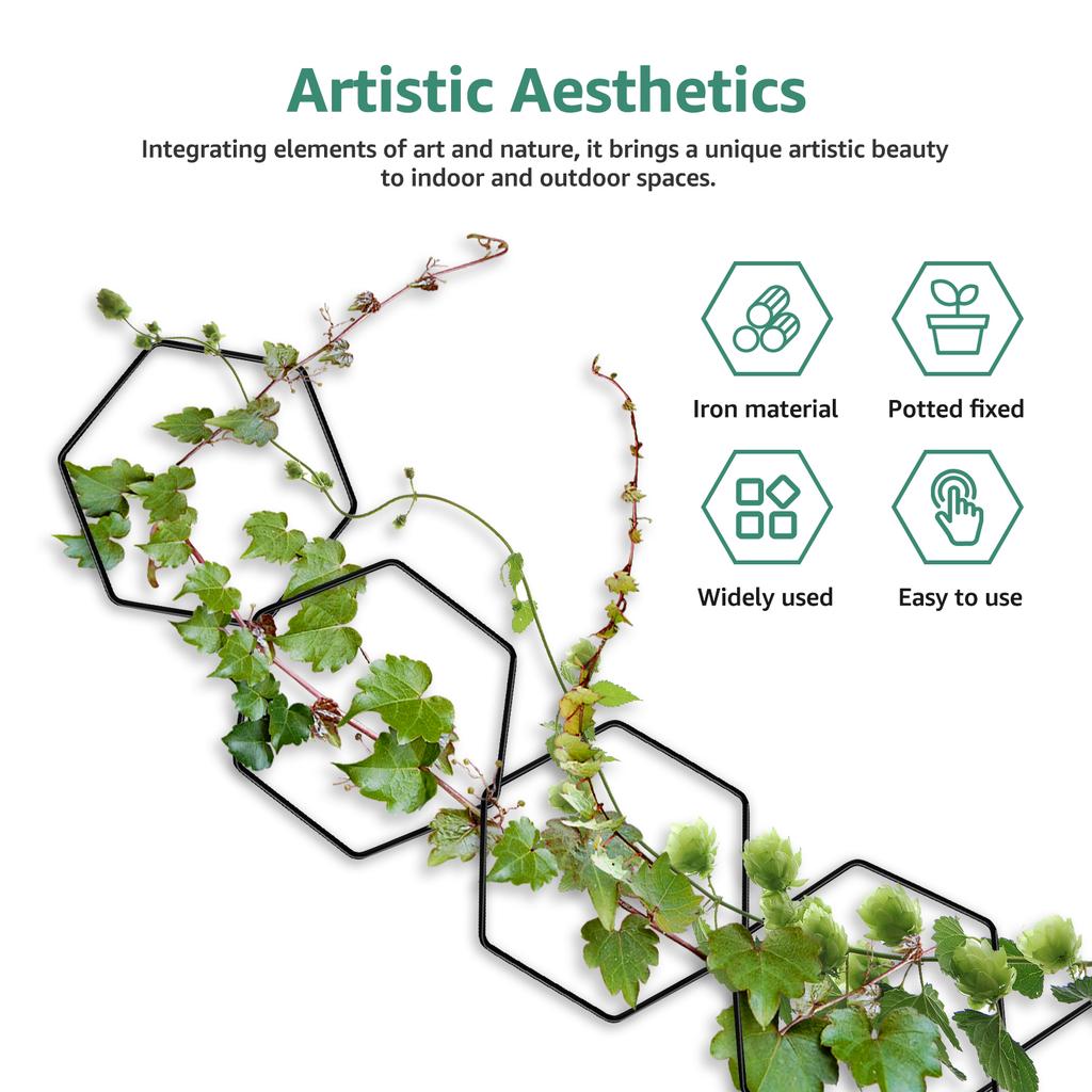 Chain Trellis Plant Climbing Trellis Garden Wall Trellis Waterproof Plant Vine Support Versatile House Planting Accessories