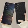 Luxury Carbon Fiber Texture Phone Shell For Samsung Galaxy S23 S22 S21 S20 Fe Ultra S10 S9 S8 Plus Note 20ultra 10plus Case