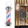68cm LED Barber Shop Sign Rotating Illuminating Pole Bright Stripe Light for Hair SalonEU Plug 220V