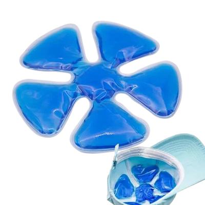 PVC Gel Ice Pack Adjustable Cooling Pad for Helmets & Hats Keep Cool Reusable Cold Compress Travel Portable Outdoor Accessory