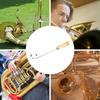 Trombone Neck Maintain Tools with 3 Sheet Metal Balls Saxophone Ball Head Tool Sax Neck Maintenance Tool for Trumpet French Horn