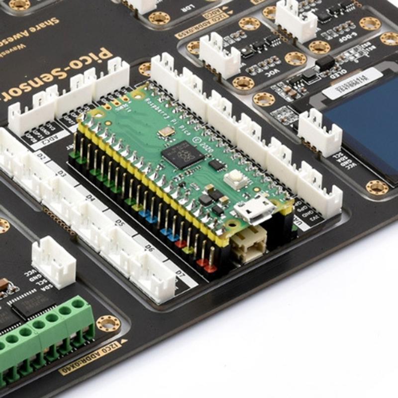 For  Pico Sensor Kit with Pico Expansion Board and 15 Detachable Sensors  Design, No Soldering