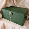 Luxury Leather Jewelry Storage Organizer