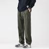 Men's Casual Japanese-Style Loose Straight-Leg Work Pants