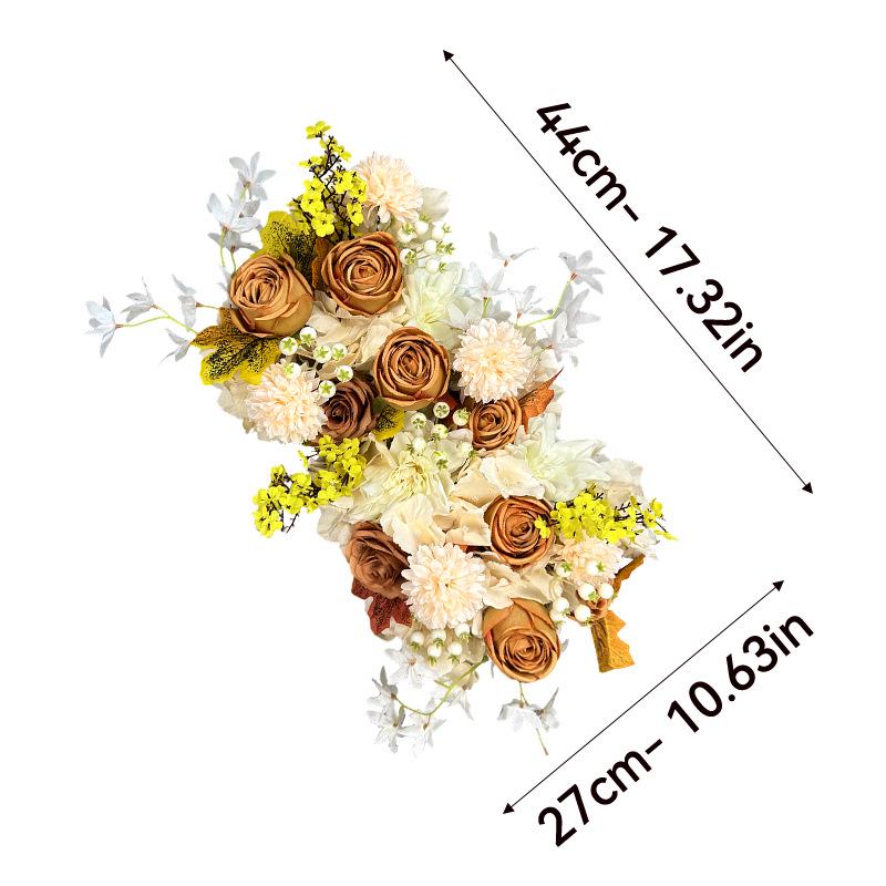 Autumn Artificial Flower Arrangement for Wedding, Party, Hotel, Thanksgiving, Halloween Decor