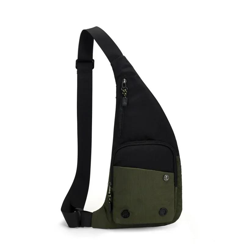 Shoulder Bag Men's Trendy Casual Leisure Travel Sports Outdoor Pack Messenger Crossbody Sling Chest Bag Pack For Male Female