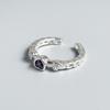 Xiaomi 925 Sterling Silver Rings for Women Men Couple Minimalist Handmade Simple Green Zircon Ring Party Jewelry Gift Prevent Allergy