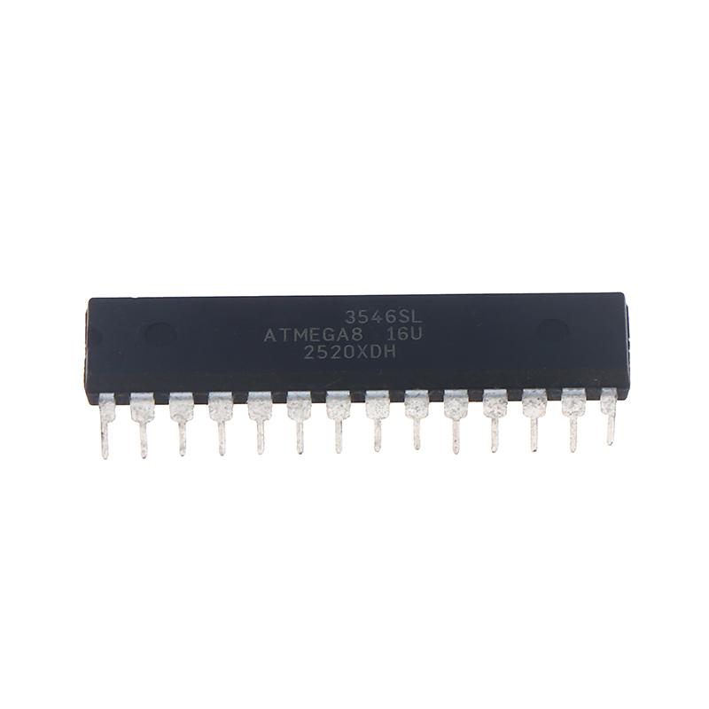 1/3Pcs Atmega8-16Pu Dip-28 Avr/8-Bit Microcontroller Ic 16Mhz For Development Board Accessories