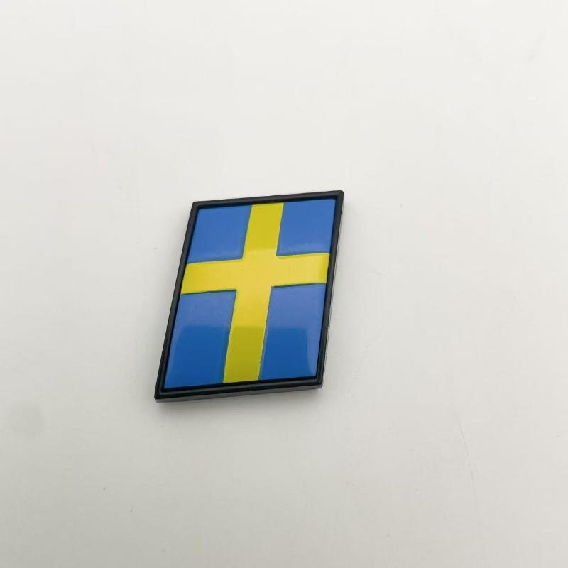 3D Sweden Flag Moose R Design AWD Emblem Metal Car Side Badge Rear Trunk Sticker Volvo V40 V50 S40 S80 XC60 S90 XC90 S60 XC40
