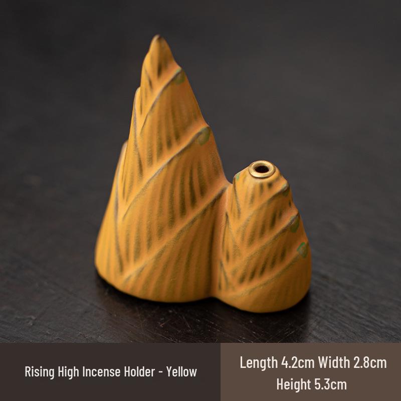 Blessing for Peace: Yuzu Incense Holder & Tray for Zen Tea Rooms and Coffee Tables