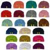 New Children's Cotton Knotted Pullover Hat Soft Knitted Cloth Pleated Bow Baby Headscarf Hat