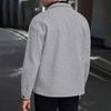 Herre Trendy Revers Ullkåpe Herre Ensfarget Casual Sport Business Jakke