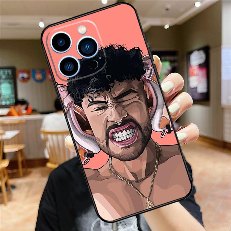 

Yo Perreo Sola Bad Bunny Maluma Phone Case For iPhone 11 12 13 14 16 15 Pro Max Mini XS X XR 7 8 Plus Soft Cover Shell iPhone 16 Pro