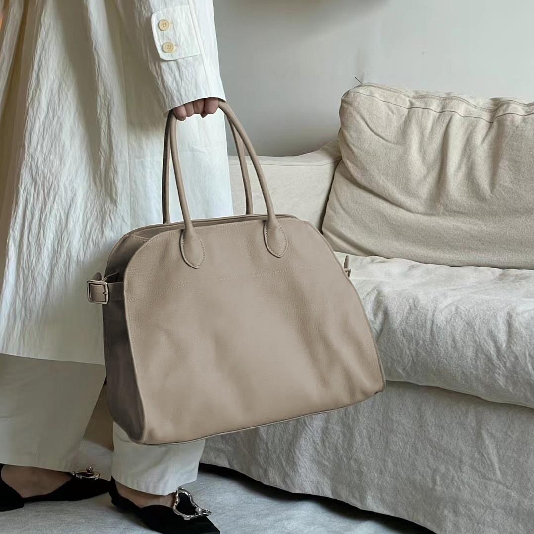 

Сумка из коровьей кожи в стиле ретро, большая вместительная сумка-тоут, кожаная универсальная сумка через плечо для поездок на работу, женская сумка Boston