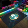 Sheffield Wednesday Design Crystal Velvet Carpet Cozy Non?Slip Printed Rug For Bedroom Living Room Entrance