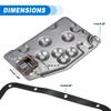 UXCELL A140E Automatic Transmission Filter Kit CVT Oil Cooler Filter Oil Pan Gasket Kit Fit for Toyota Camry 1988-1993