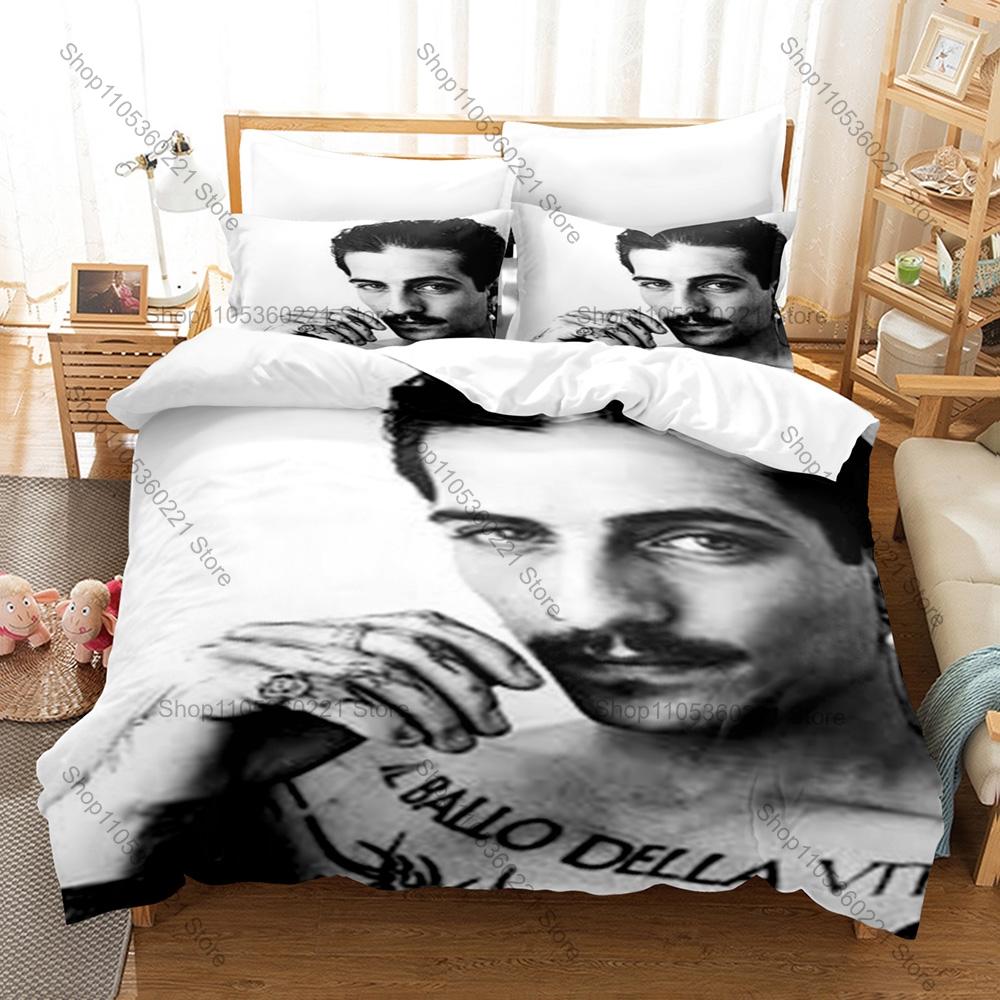 Funny Little Fears Album Cover Star Heart Tattoo Retro Portrait Print Duvet Cover + 2 Pillowcases Rock Fans 3pcs Bedding Set