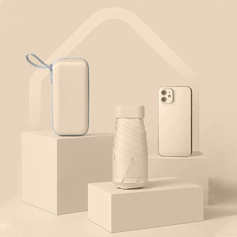 Mini Umbrella Capsule Umbrella Sunny And Rainy Dualuse Rainproof Sun Protection Outdoor Traveling Portable Parasol Umbrella