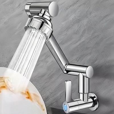 360° drehbarer Roboterarm-Wasserhahn Einstellbarer flexibler 360° drehbarer Wasserhahn Hochdruck Wassersparend Dual-Mode-Wasserhahn