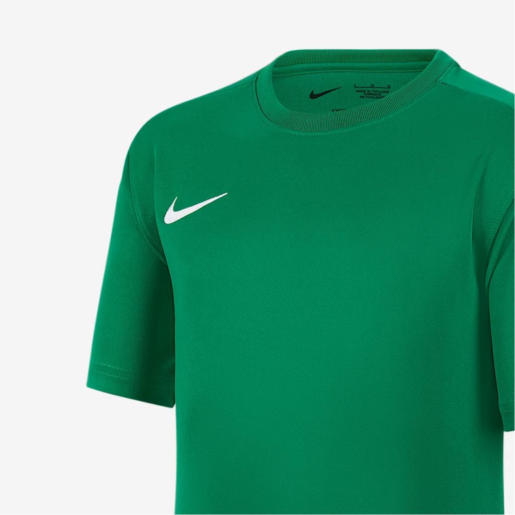 Nike Dri-Fit Park VII Quick-Drying Soft Comfortable Short Sleeve T-Shirt Kids Tops Soft-Green White HF0529-302