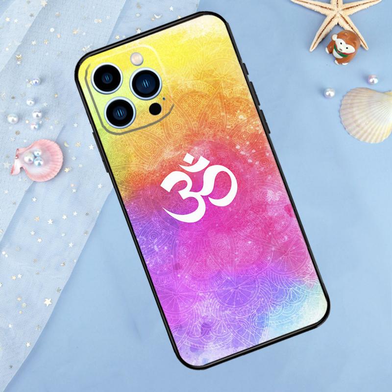Aum Om Symbol Phone Case For iPhone 13 11 12 14 15 16 Pro Max 7 8 Plus XR XS Max X Silicone Cover