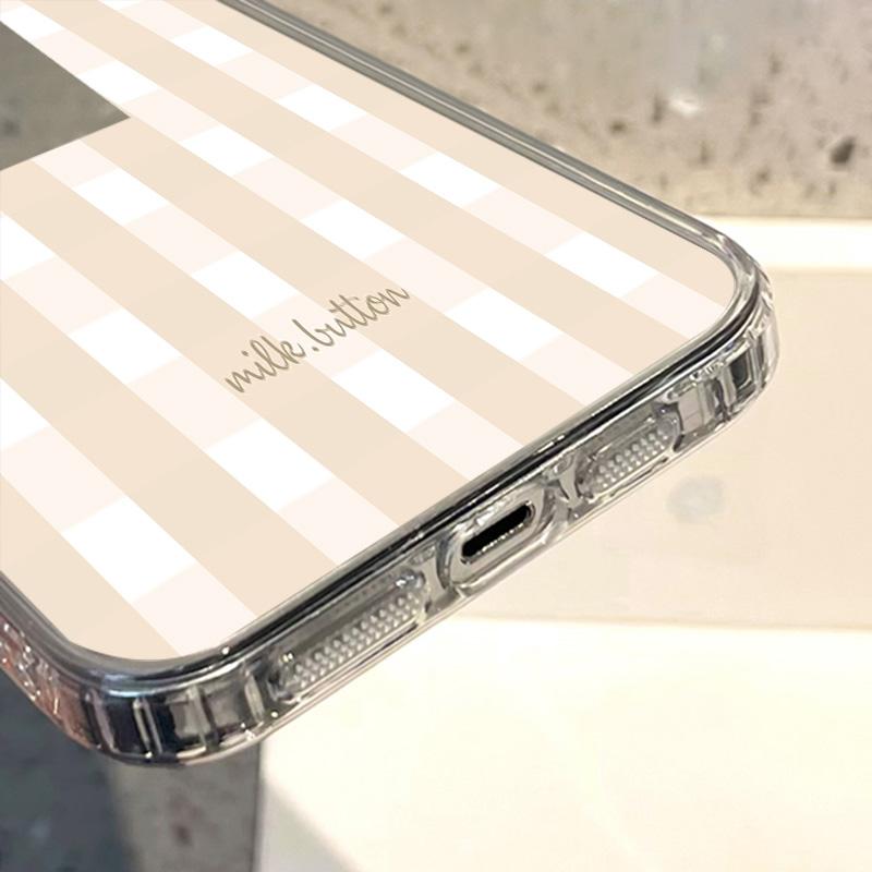 Pouzdra na mobilní telefon pro iPhone 11 13 XR 15 Pro Max 12 14 Pro Max Case iPhone 16 XS Max Mirror Ochranné pouzdro Mirror Exquisite Cartoon Waterproof