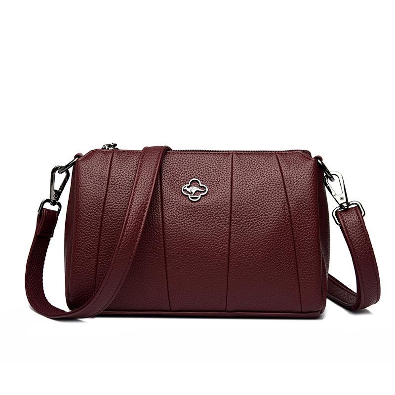 Geantă de mână: Doamnă de vârstă mijlocie, Geantă de mamă Geantă pătrată mică Geantă de umăr simplu Geantă crossbody