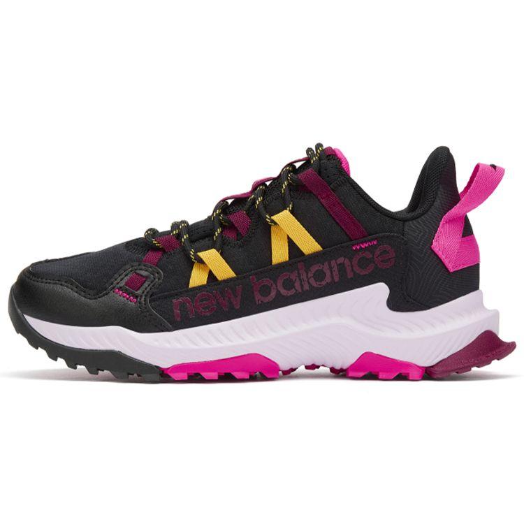 

New Balance Women s Shando Mesh Synthetic Black Pink White WTSHACB1 Trail Running Shoe 37