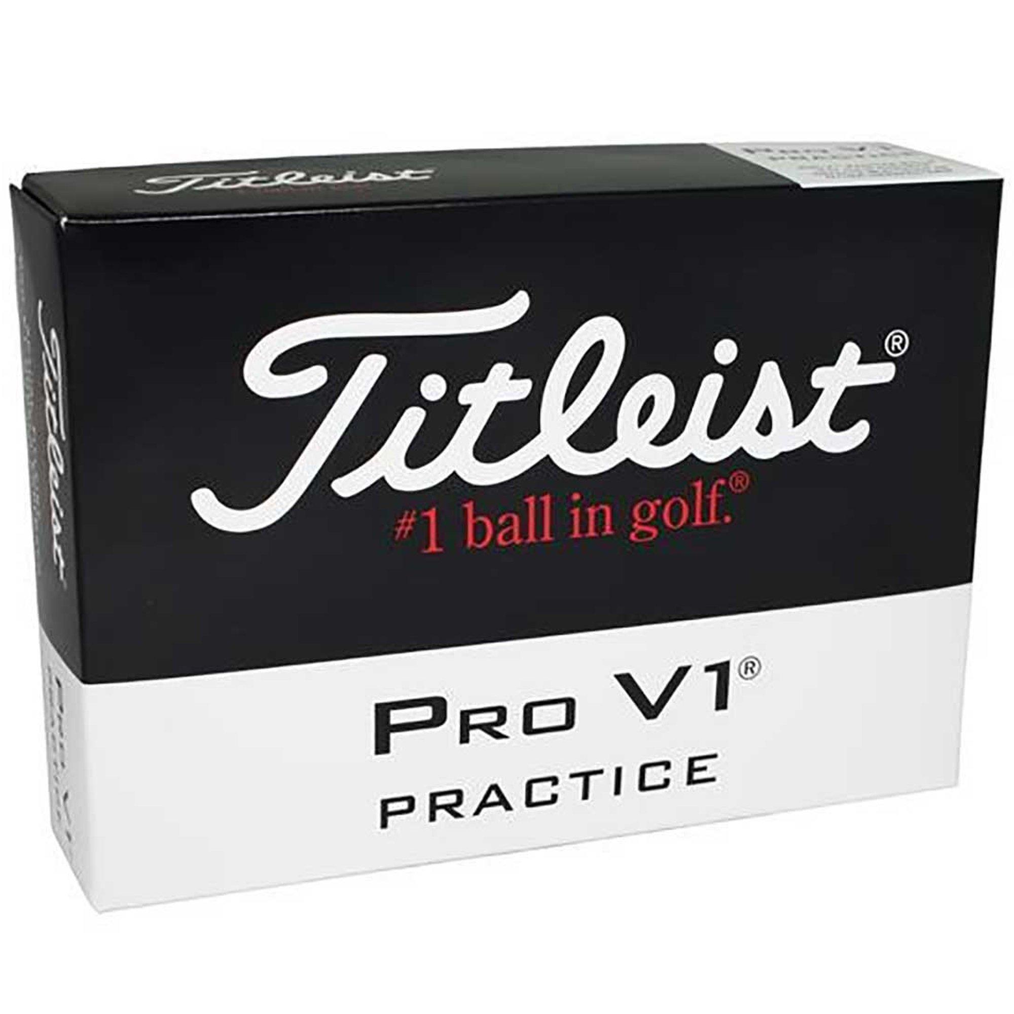 

Titleist Pro V1 Practice Golf Balls, White (One Dozen)