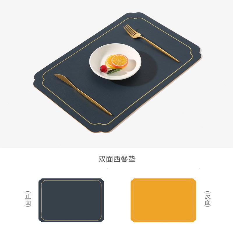 4 Pcs Nordic Style Table Mat Anti-Slip Water-Proof Placemat Coaster Mats Dining Tablemat Silicone Coaster Kitchen Accessories