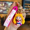 Anime Sailor Moon Schlüsselanhänger Cartoon Niedliche Katzenfiguren Schlüsselanhänger Mars Jupiter Merkur Rucksack Autoschlüsselanhänger Weihnachtsgeschenke