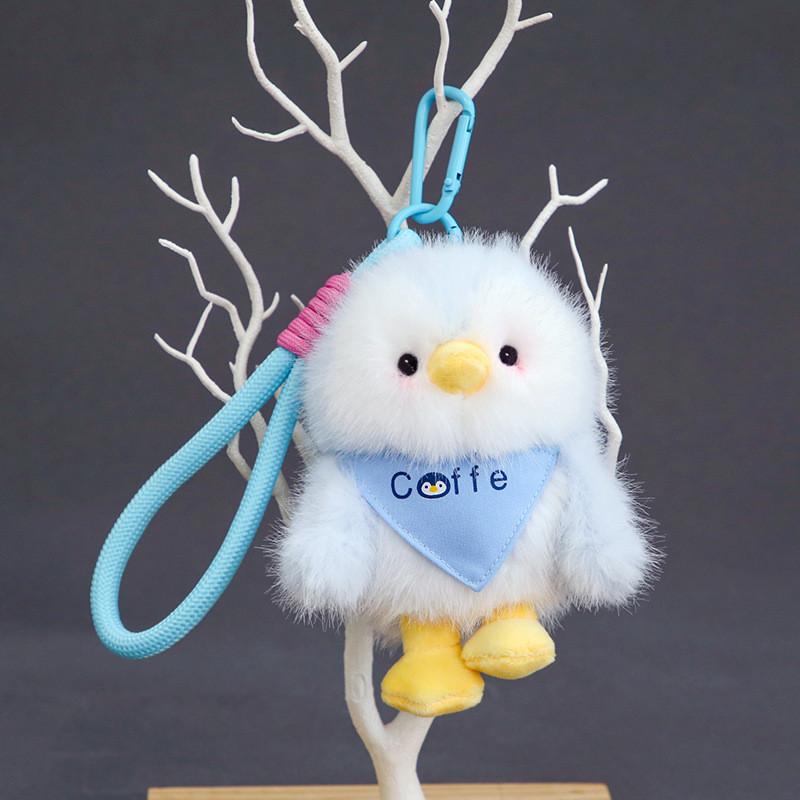 

Letter Scarf Penguin Plush Doll With Pp Cotton Filling For Kids Backpack Accessory And Holiday Gift синій