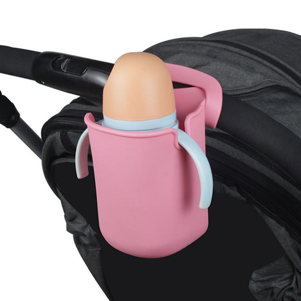 Multi-Purpose Stroller Bicycle Wheelchair Cup Holder TPR Foldable Drink Bottle Holder