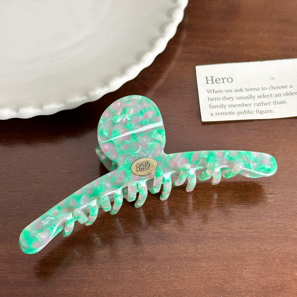 Handmade Acetate Chic Hair Claw Clips For Effortless Updos In Fashionable Colors