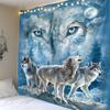 Wolf kreativní gobelín nástěnná dekorace tygr lev vzor tapeta domácí textil nástěnná Bohémská dekorace tapiz